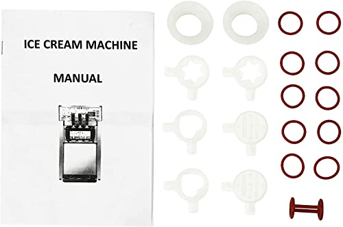 CREWORKS Kommerzielle Eiscreme Maschine Speiseeisbereiter Soft Ice Cream Maker 3 Geschmack 18L/H Edelstahl… – Bild 8