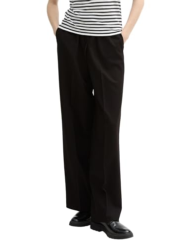 TOM TAILOR Denim 1045693 Pantalón, 14482 Deep Black, M Mujeres
