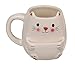 outoftheblue Cat Coffee Mug with Biscuit Compartment - Kitten Cup Coffee Cup, Clear