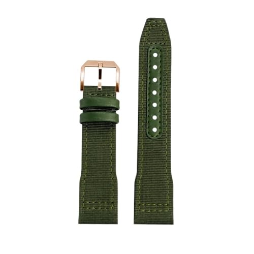 [ȓX] 20 21 22 ~[gu[O[uXbg Fit For IWC iCU[vohrbOpCbg̉q܃}[N 18 vXgbv(Green rose gold pin,20mm)