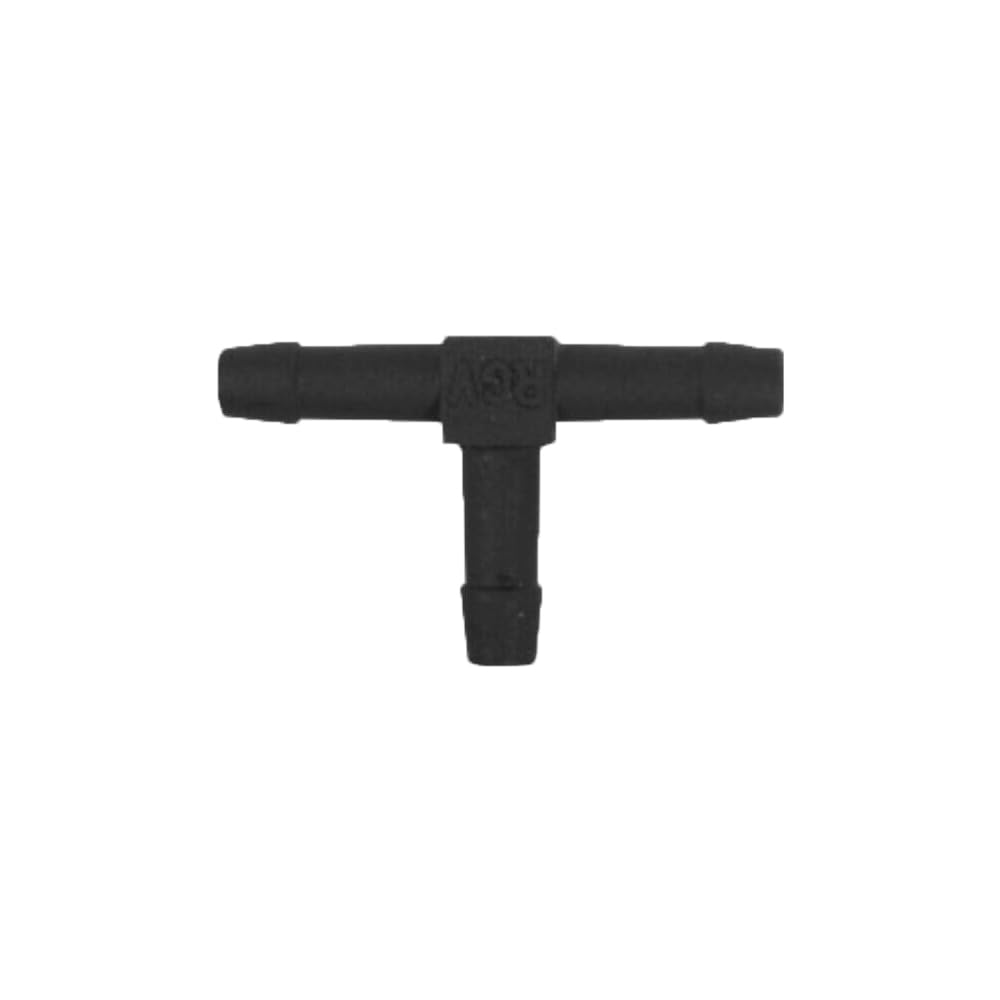 KafTon Tee Connector Plastic Black Hose Pipe Tee Connector Joiner For Garden Water Drip Irrigation (3mm, 5)
