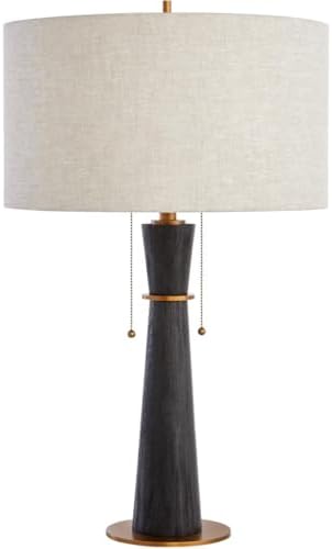 Cyan Design 11714 Wright Table Lamp, 2-Light 300 Watts, Black and Brass