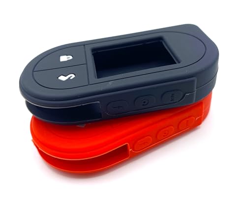 COEOPNC 5706 7351V 4706 7756V 7351V 7752V Black & Red Soft Silicone Protective Cover/Case Silicone Case 2 Way Remote Control Durable New Replacement Parts for Viper