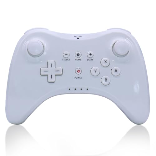 Eagolloar Wireless Controller For Wii U Pro,Dual Analog Bluetooth Rechargeable Game Controller For Nintendo Wii U With Charging Cable cover