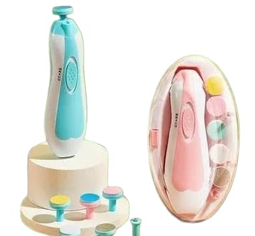 Trusted New Baby Nail File Electric || Baby Nail Trimmer with 6 Grinding Heads Safe for Newborn Baby Baby Nail Clippers with Light || Electric Baby Nail Trimmer(Multicolor) Nil Baps-P5028-image-49