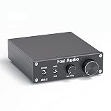 Fosi Audio M03 Subwoofer Verstärker 200 Watt Mini Mono Channel Audio Verstärker Voll-Frequenz und Sub-Bass umschaltbar Verstärker Ein-Kanal-Heimkino Single Power Subwoofer Amp