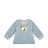 Steiff Unisex Baby Kapuze Sweatshirt, Celestial Blue, 68