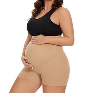 Seamless Maternity Shapewear, Belly Support Pregnancy Underwear for Maternity Photography and Baby Shower Dresses