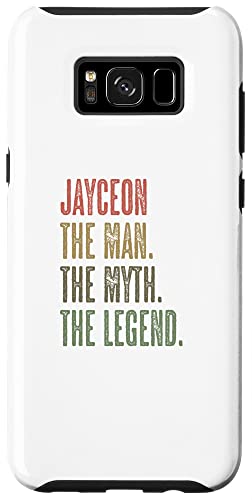 Galaxy S8+ JAYCEON the Man the Myth the LEGEND | FUNNY - Men Boys Name Case