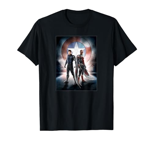 T-shirt Falcon and the Winter Soldier Shield pour fan de l'univers Marvel