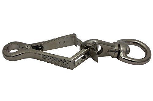 Preisvergleich Produktbild Jagdkarabiner 126mm Zangenhaken Zangenkarabiner Scherenkarabiner Karabiner Jagd Jagdhaken SAMWERK®
