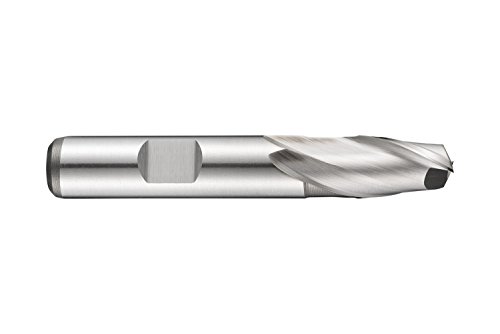 Dormer C1101/8 Stub Length Flute End Mill, Square End, Weldon Shank, 3.18 mm Head Diameter, 6 mm Flute Length, 50 mm Total Length