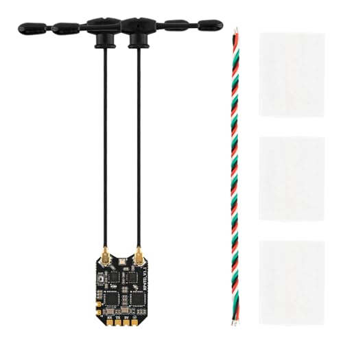 FEITIANWUGONG ��M�A�_�v�^�[�ARADIOMASTER RP4TD ExpressLRS 2.4GHz �g�D���[�_�C�o�[�V�e�B �_�u���`�����l�� ���h�~ ��M�@�����M