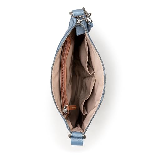 Image of The Sak Lucia Leather Crossbody Purse - Premium Leather Women's Handbag for Everyday & Travel - Cross Body Bag With Zipper
