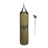 Venum Origins Punching Bag (Ceiling Mount Included) - Khaki/Black, 100 lbs