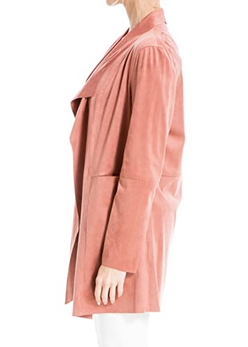 Max Studio Women's Faux Suede Long Jacket2