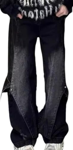 Jeans for Women Wide Leg Mid Rise Stretchy Vintage Loose Denim Ankle Pants Y2k Baggy Boyfriend Jeans