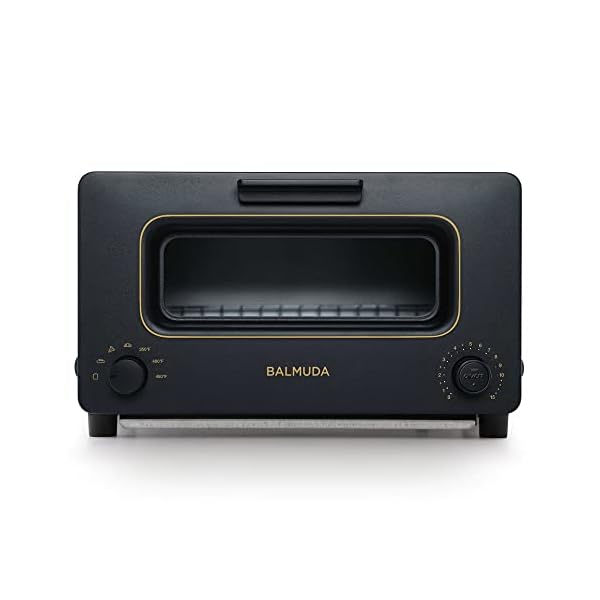 BALMUDA The Toaster | Steam Oven Toaster | 5 Cooking Modes: Sandwich Bread, Artisan Bread, Pizza & Pastry, Oven | Precise Heat Control | Steam Technology | Baking Pan | US Version | Black