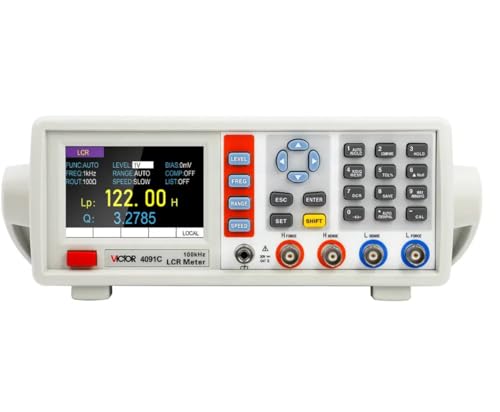 4090 Digital LCR Meter 10-100KHz Desktop Capacitance Resistance Impedance Inductance Measure Instrument Electric Bridge Component