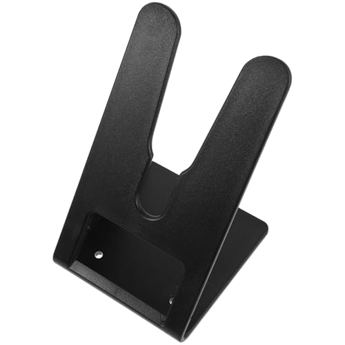 GARIOUANS Soporte para Escáner Portátil y Lector de Códigos de Barras, Soporte de Escritorio Estable y Ergonómico de Plástico Negro para Áreas de Trabajo Móviles y Estaciones
