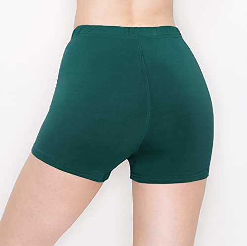 Image of ALWAYS Faux Leather Shorts - High Waist Active Stretch Yoga Short Pants for Women