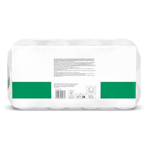 by Amazon Recyceltes Toilettenpapier, 100% recycelte Fasern, 3-lagig, 200 Blatt, 48 Rollen (6 Pack à 8 Rollen), FSC-zertifiziert