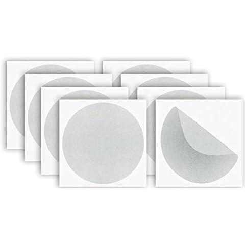 Pegatinas Anticolisión Cristal 8 Circulos Vinilo Adhesivo Esmerilado Cover
