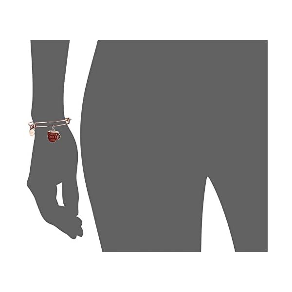 Alex-and-Ani-Color-Infusion-Pumpkin-Spice-and-Chill-Charm-Bangle Alex and Ani Women's Color Infusion Pumpkin Spice and Chill Charm Bangle, Shiny Rose Gold