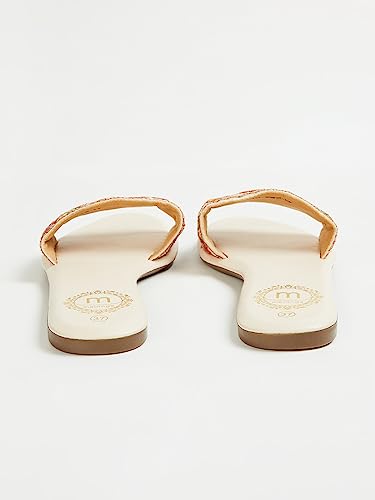 Image of MELANGE womens 1000012217514-beige Ballet Flat