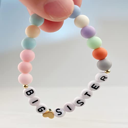 Image of Sister's Big Bracelet Gift, Little Girls' Sister Jewelry