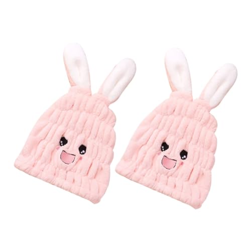 SOESFOUFU 2pcs Boys and Girls Bath Towel Cap Absorbent Quick Dry Hair Cap for Curly Hair Drying