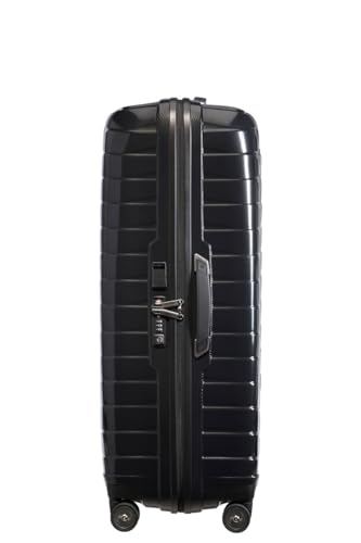 Image of Samsonite Proxis 81 cm X-Large Check-in Polypropylene (PP) 8 Wheels Spinner Hard Luggage /Suitcase /Trolley Bag for Travel (Black)