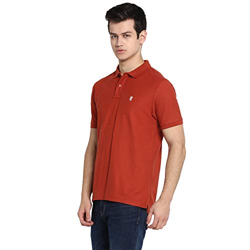 Image of Red Tape Men's Solid Regular Fit Polo
