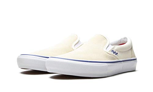 Vans Vans Mens Skate Slip-On VN0A5FCAOFW - Size 8.5 Off-White