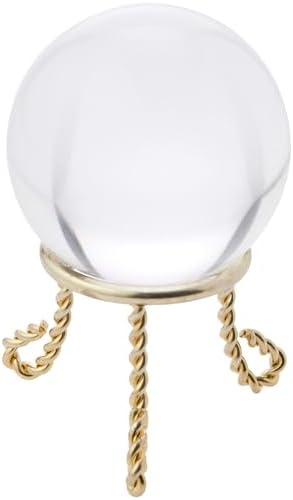 Bard's Brass-toned Egg Stand/Holder, Twisted Scroll Leg, 1.375" Diameter, Pack of 2 image 5