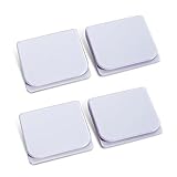 FONDOTIN 4個自己接着式カーテン固定クリップ 風よけ シャワーカーテン用ガード 水はね防止 バスルームアクセサリー 白