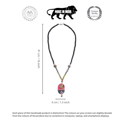 Image of AAKRITI ART CREATIONS Handcrafted Tribal & Ethnic Necklace Collection | Royal, Empress & Nomadic-Inspired Artisan Jewelry | Moonstone, Henna, Floral & Carnival Designs for Women