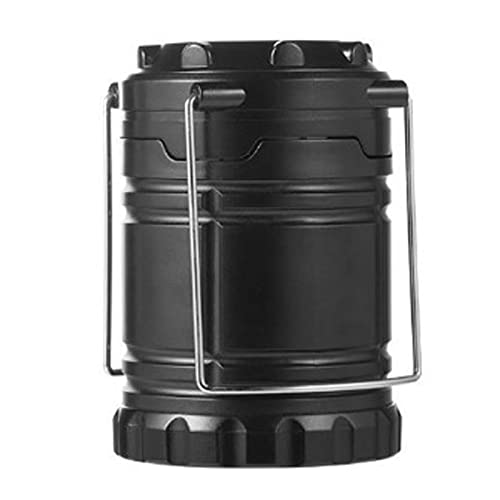 VINGVO Battery Operated Lights, Stainless Steel Two Lighting Modes Flashlights Rechargeable Lamp Camping Lantern Emergency Light with Hanging Handle for Hiking Camping Fishing