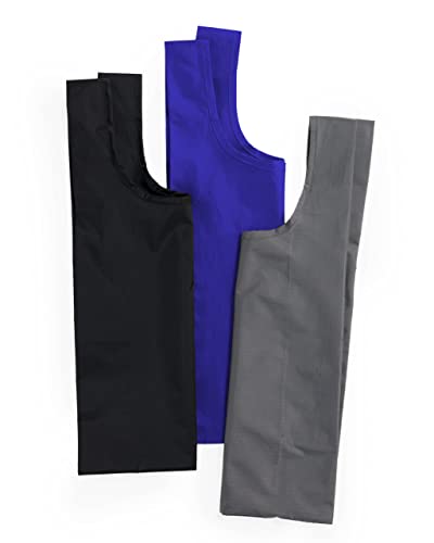 BAGGU Standard Reusable Shopping Bag, Ripstop Nylon Grocery Tote or Lunch Bag, Recycled Gray