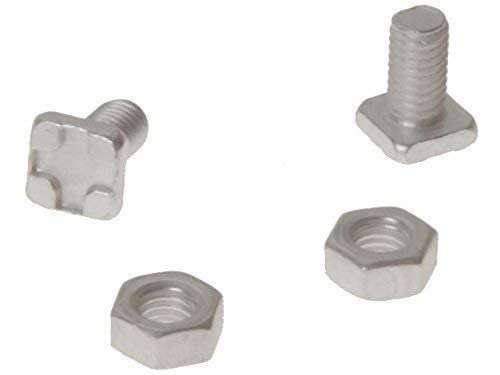 Image of Alm 3 X GH004 Aluminium Square Head Bolt and Nut Set