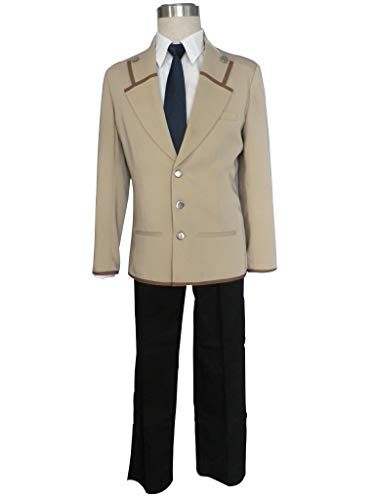 Mtxc Men's Angel Beats! Cosplay Costume Male Uniform 1st Size XXX-Large Gray