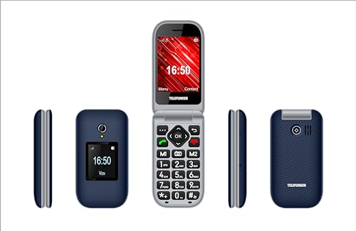 Telefunken S460 Teléfono Móvil, Azul
