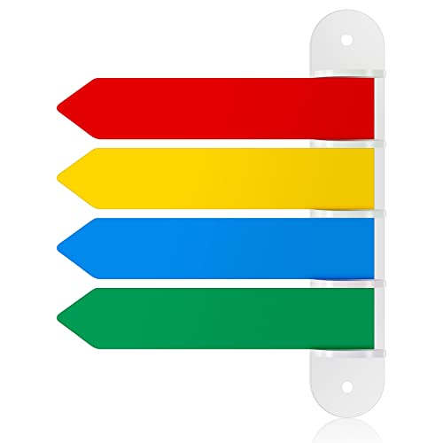 BBTO 1 Pc Exam Room Flags Pack 7 Inches Long Door Flags Primary Colors Chamber Room Status Indicators Signal...