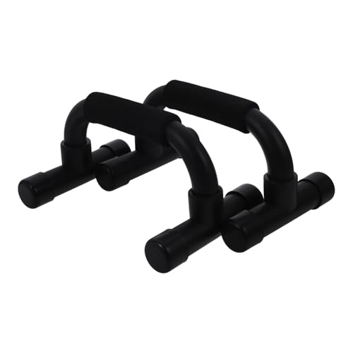 BESPORTBLE 1 Pair Pushup Bars Stands Handles Exercise and Fitness Skid-Resistant Equipment for Men and Women Workout (Black) c