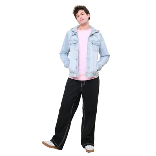 Image of VICTORIOUS Men's Distressed Denim Jacket
