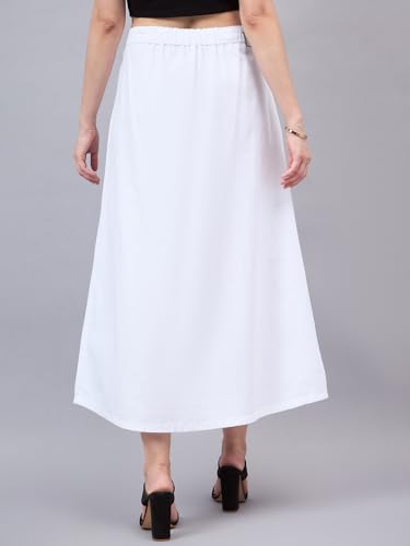 Image of Style Quotient Women Black A-Line Maxi Denim Skirt