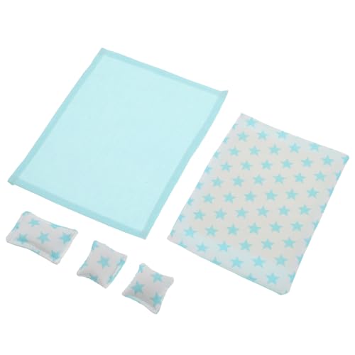 Abaodam Colocar Juego De Sábanas para Casa De Muñecas Recibiendo Frazadas Chico Cama Pequeña para Mascotas Pillows Cases Siesta De Gato Milagrosa Almohada De Viaje Cama De Gato Paño