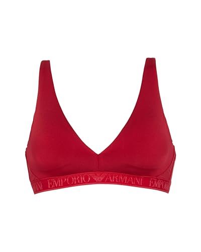Emporio Armani Microfiber Bralette Soutien-Gorge rembourré Noir en microfibre douce pour femme
