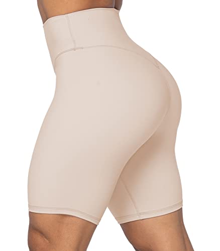 Image of Sunzel No Front Seam High Waist Biker Shorts for Women, Squat Proof Yoga Workout Gym Bike Shorts | 3, 5 Or 8-Inch Inseam, High Waisted, Tummy Control, No Front Seam, Buttery Soft, Compression Fit, Squat Proof