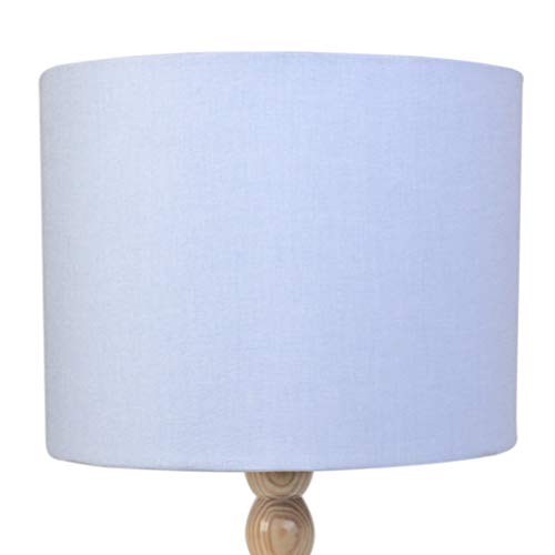 Abajur Madeira Moderno, Potinho de Mel, Bege